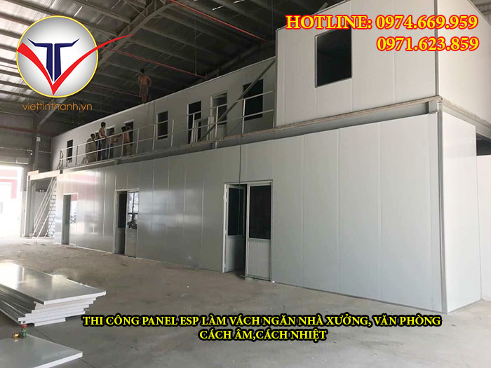 thi công panel cách nhiệt chống nóng